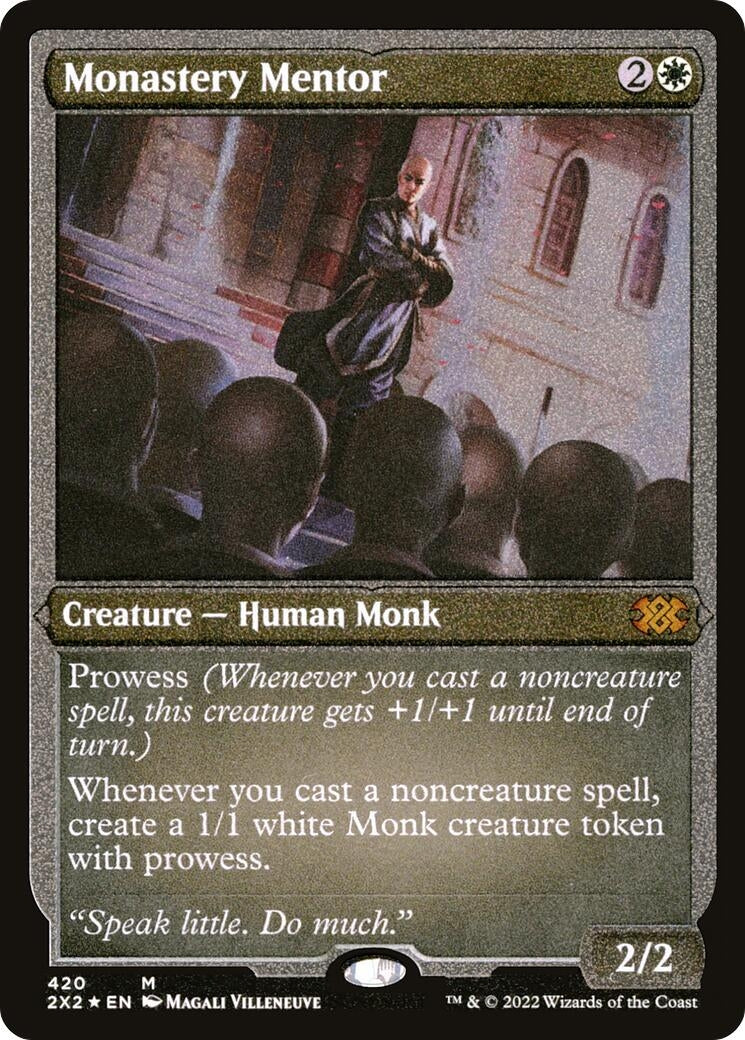 Image for Monastery Mentor (Foil Etched) (420) - Magic: The Gathering