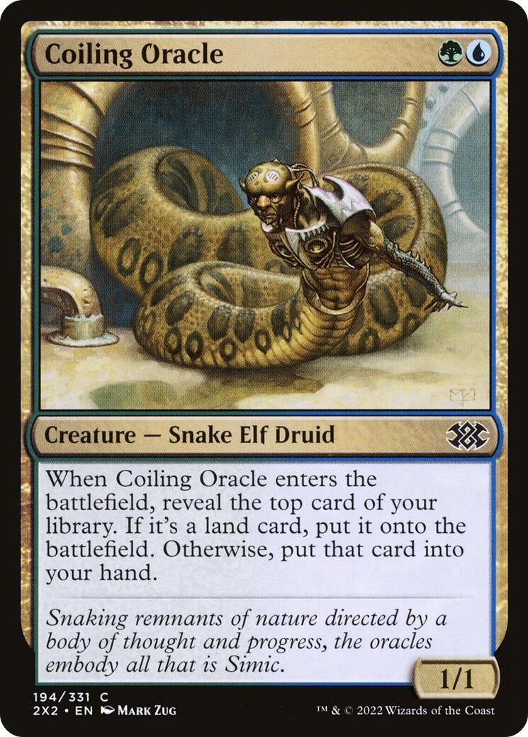 Image for Coiling Oracle (194) - Magic: The Gathering