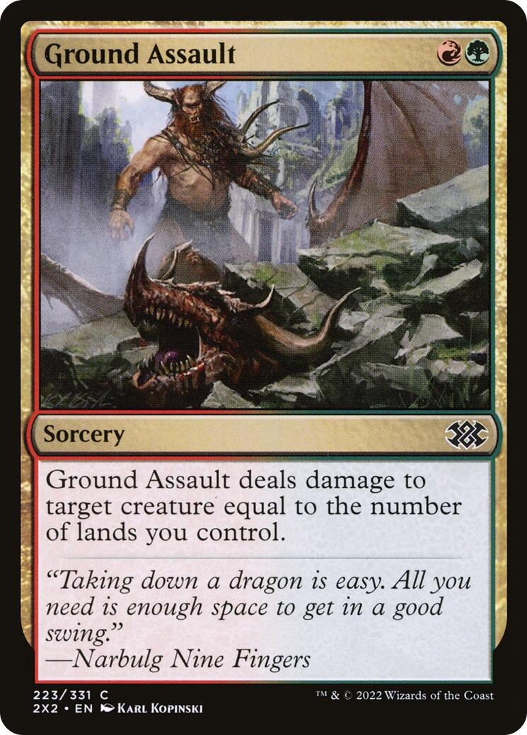 Image for Ground Assault (223) - Magic: The Gathering