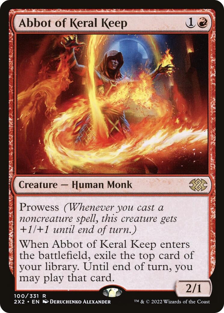 Image for Abbot of Keral Keep (100) - Magic: The Gathering