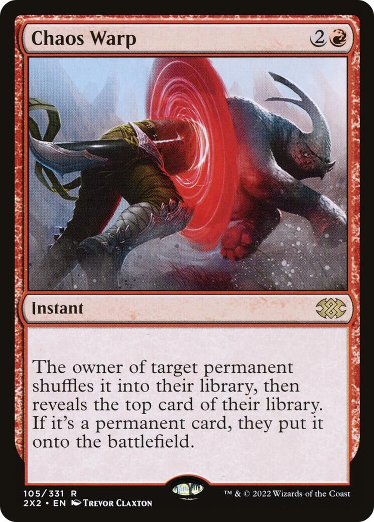 Image for Chaos Warp (105) - Magic: The Gathering
