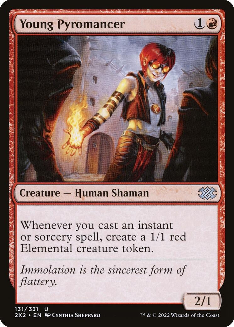 Image for Young Pyromancer (131) - Magic: The Gathering