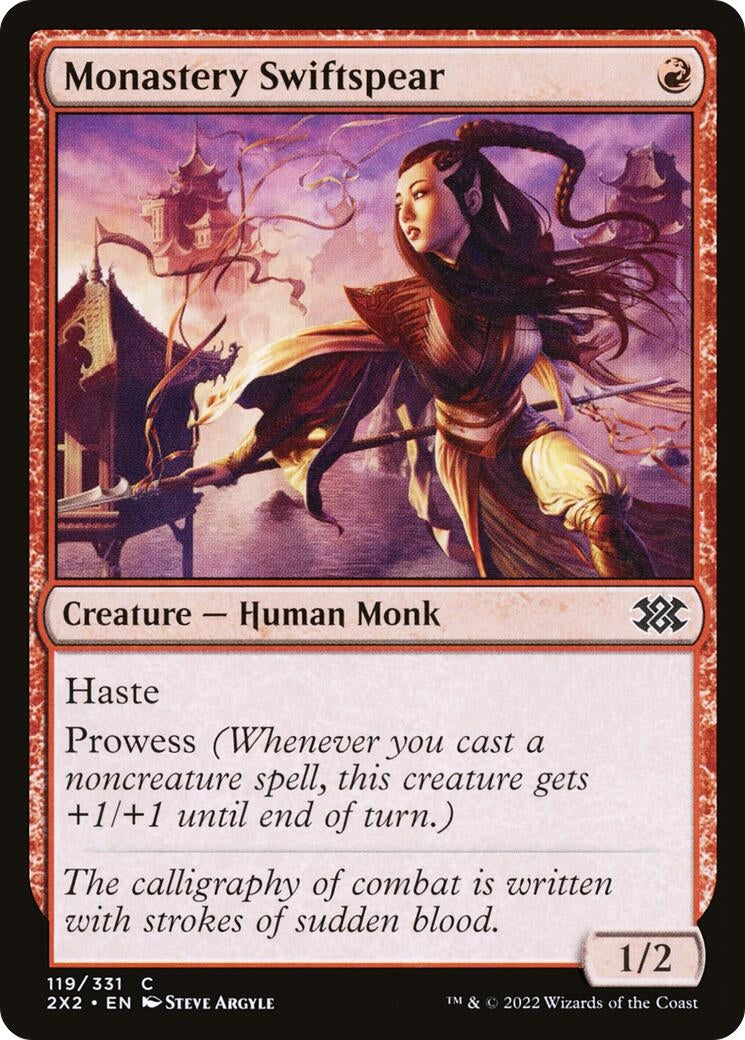 Image for Monastery Swiftspear (119) - Magic: The Gathering