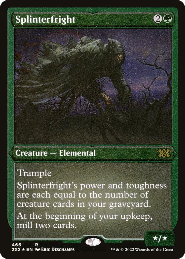 Image for Splinterfright (Foil Etched) (466) - Magic: The Gathering