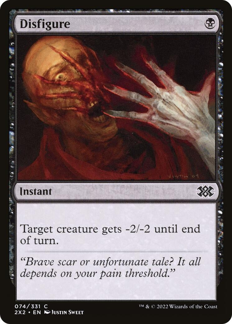 Image for Disfigure (74) - Magic: The Gathering
