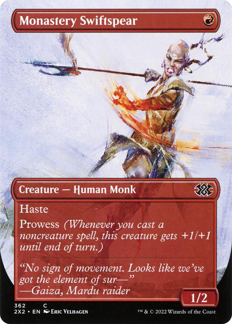 Image for Monastery Swiftspear (Borderless) (362) - Magic: The Gathering