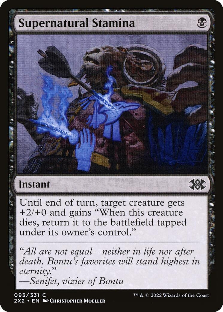 Image for Supernatural Stamina (93) - Magic: The Gathering