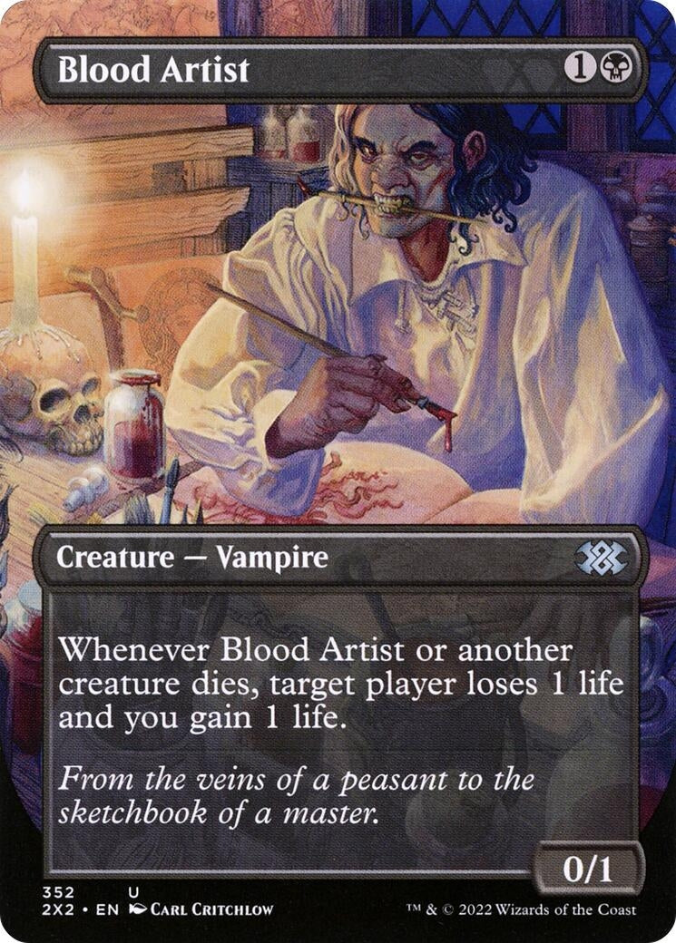 Image for Blood Artist (Borderless) (352) - Magic: The Gathering