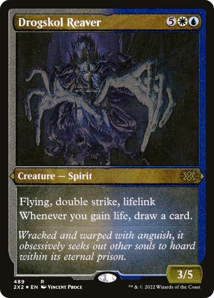 Image for Drogskol Reaver (Foil Etched) (489) - Magic: The Gathering