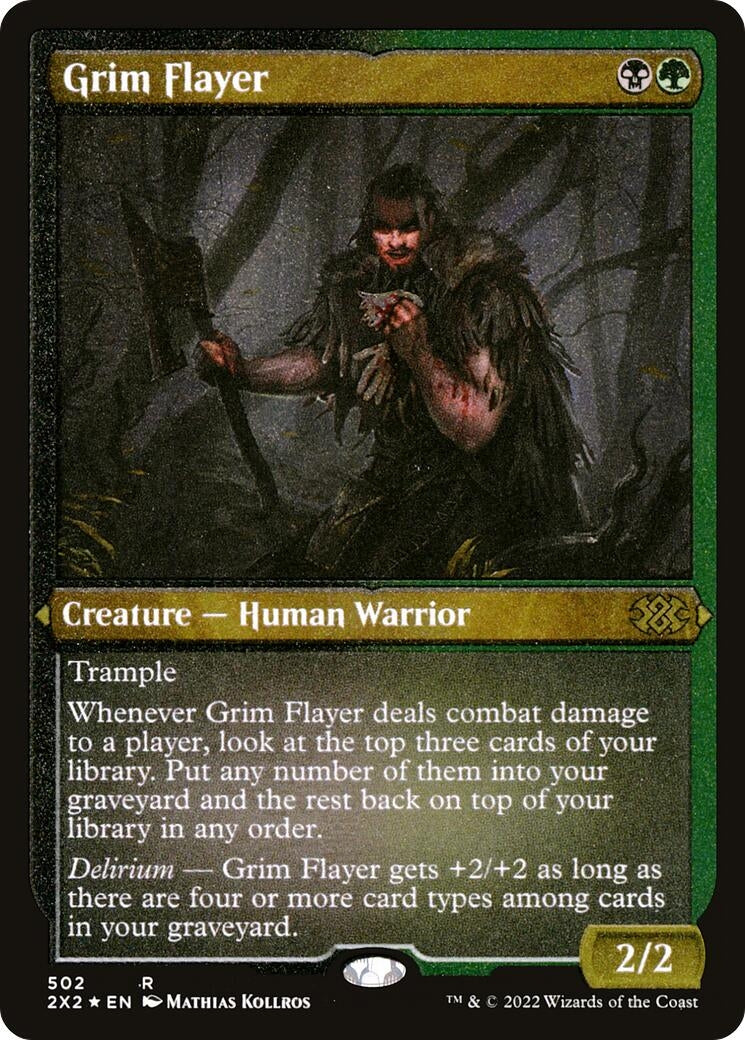 Image for Grim Flayer (Foil Etched) (502) - Magic: The Gathering