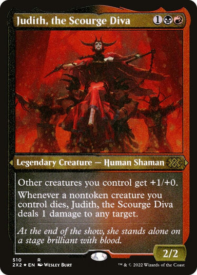 Image for Judith, the Scourge Diva (Foil Etched) (510) - Magic: The Gathering