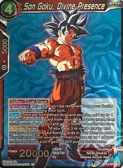 BT14-005  - Son Goku, Divine Presence (Summer 2022 Regional Alt-Art Set)