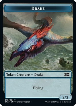 Image for Drake // Soldier Double-Sided Token (10 // 7) - Magic: The Gathering