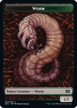 Image for Worm // Vampire Double-Sided Token (20 // 9) - Magic: The Gathering