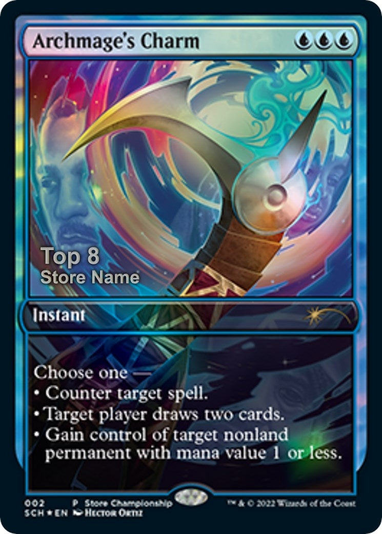 Image for Archmage's Charm (Top 8) (2) (Game Day & Store Championship Promos) - Magic: The Gathering