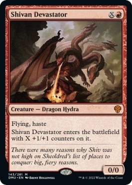 Image for Shivan Devastator (143) (Dominaria United) - Magic: The Gathering