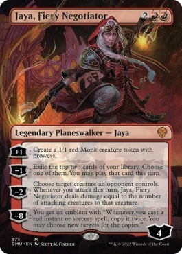 Image for Jaya, Fiery Negotiator (Borderless) (374) - Magic: The Gathering