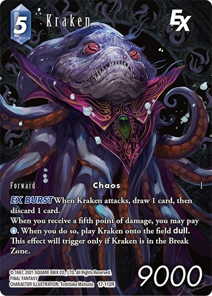 Image for Kraken EX (Full Art) (17-112R) (17) - Final Fantasy TCG