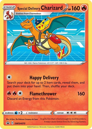 Image for Special Delivery Charizard - SWSH075 (SWSH075) (SWSH: Sword & Shield Promo Cards) - Pokemon