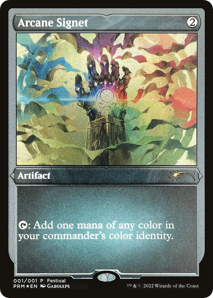 Image for Arcane Signet (Foil Etched) (1) (MagicFest Cards) (MFP) - Magic: The Gathering