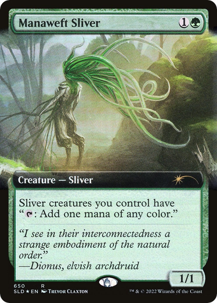 Image for Manaweft Sliver (Extended Art) (650) (Secret Lair Drop Series) (SLD) - Magic: The Gathering