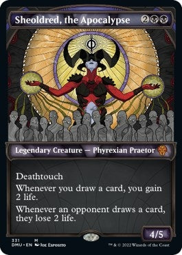 Image for Sheoldred, the Apocalypse (Textured Foil) (331) - Magic: The Gathering