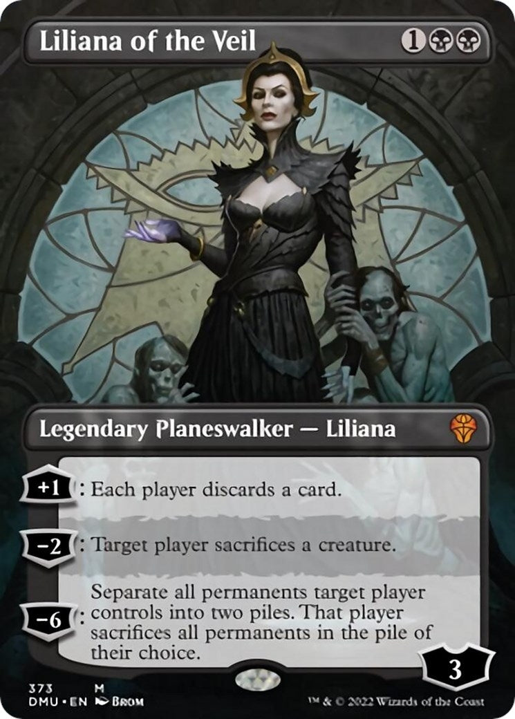 Image for Liliana of the Veil (Borderless) (373) - Magic: The Gathering