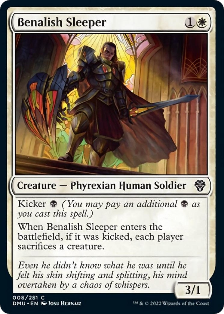 Image for Benalish Sleeper (8) - Magic: The Gathering