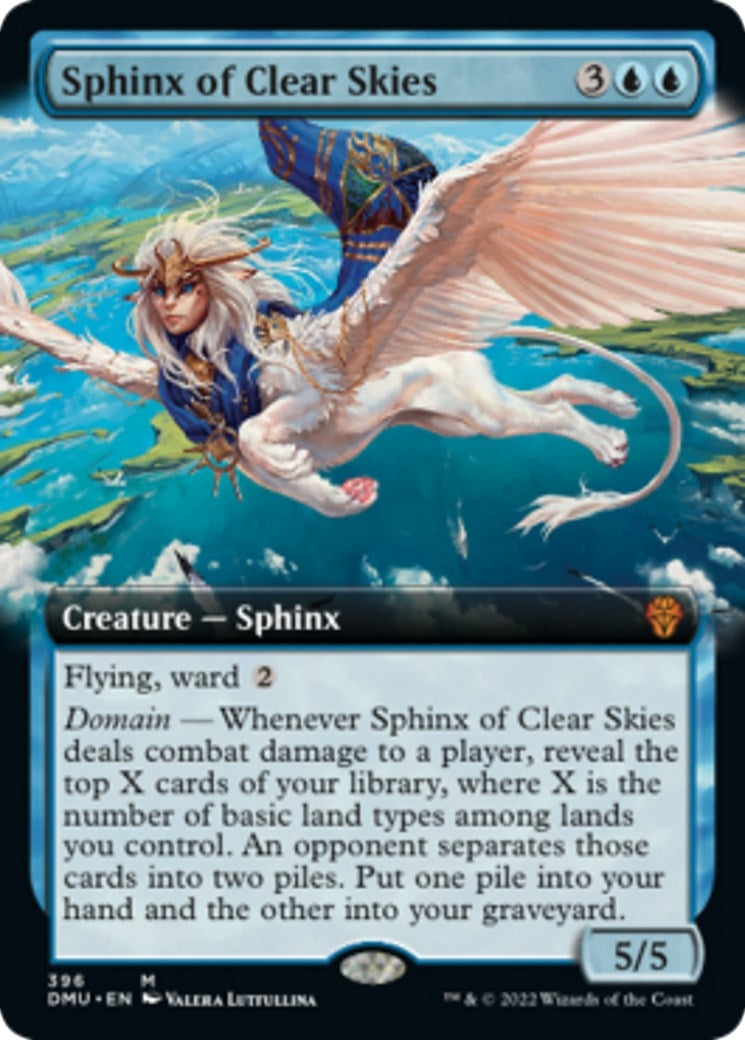 Image for Sphinx of Clear Skies (Extended Art) (396) - Magic: The Gathering