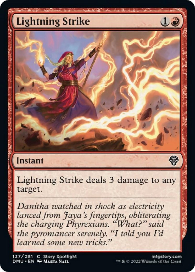 Image for Lightning Strike (137) - Magic: The Gathering