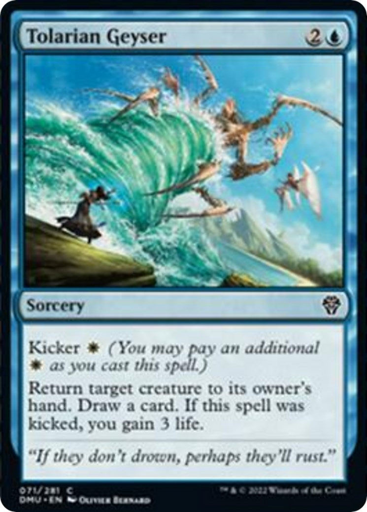 Image for Tolarian Geyser (71) - Magic: The Gathering