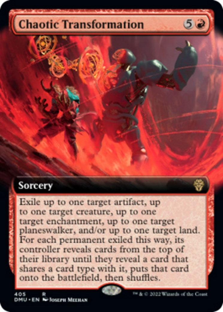 Image for Chaotic Transformation (Extended Art) (405) - Magic: The Gathering