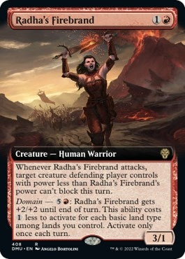 Image for Radha's Firebrand (Extended Art) (408) - Magic: The Gathering