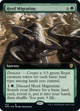 Image for Herd Migration (Extended Art) (413) - Magic: The Gathering