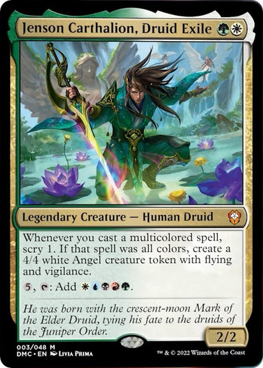 Image for Jenson Carthalion, Druid Exile (3) - Magic: The Gathering