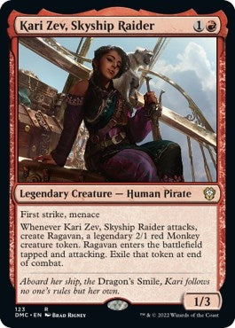 Image for Kari Zev, Skyship Raider (123) - Magic: The Gathering