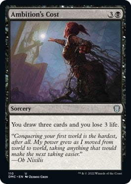 Image for Ambition's Cost (110) - Magic: The Gathering