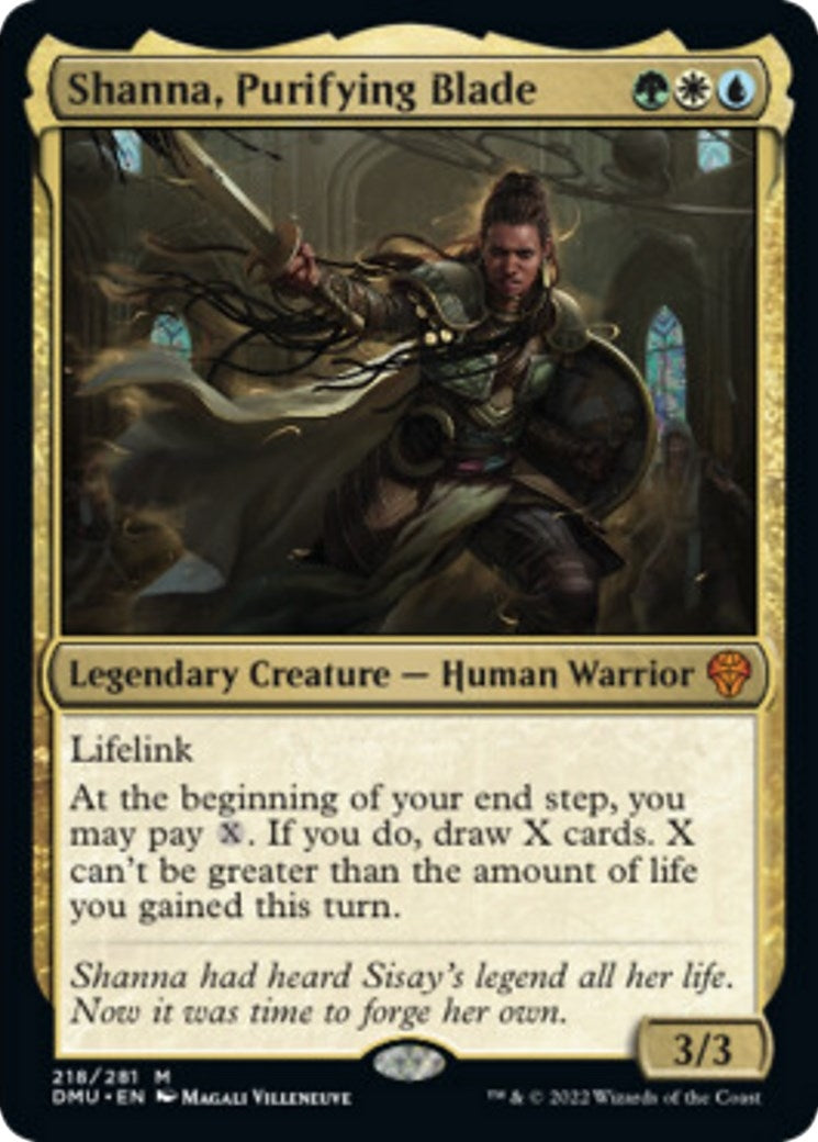 Image for Shanna, Purifying Blade (218) - Magic: The Gathering