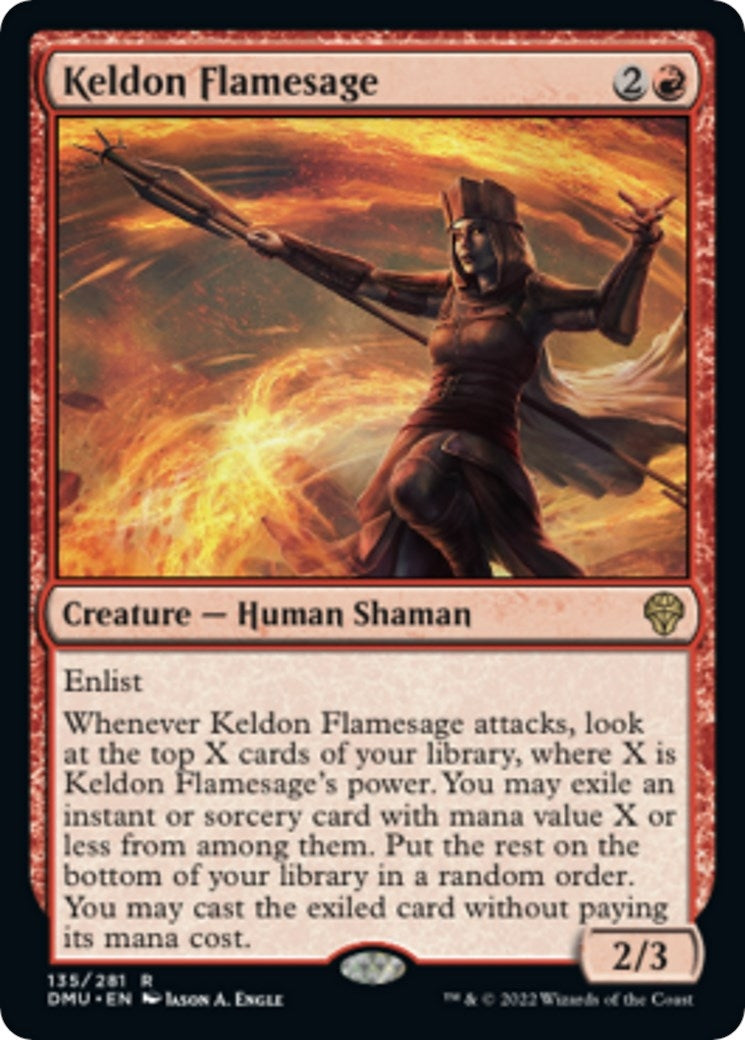 Image for Keldon Flamesage (135) - Magic: The Gathering