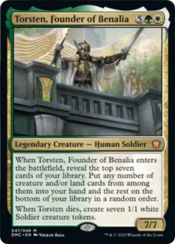Image for Torsten, Founder of Benalia (47) - Magic: The Gathering