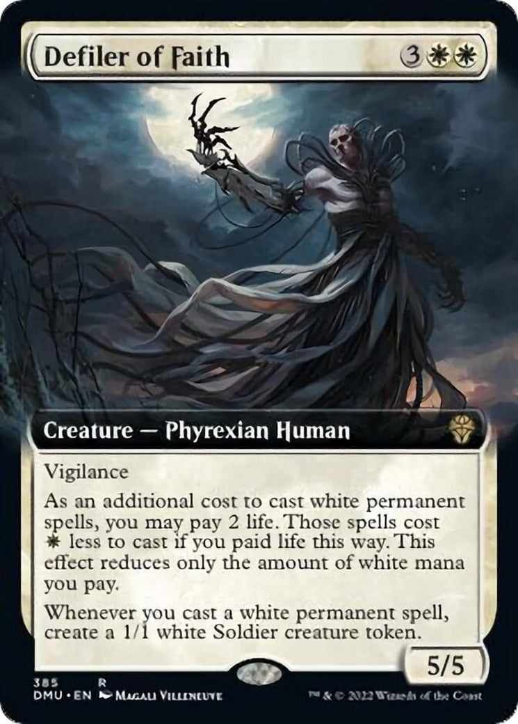 Image for Defiler of Faith (Extended Art) (385) - Magic: The Gathering