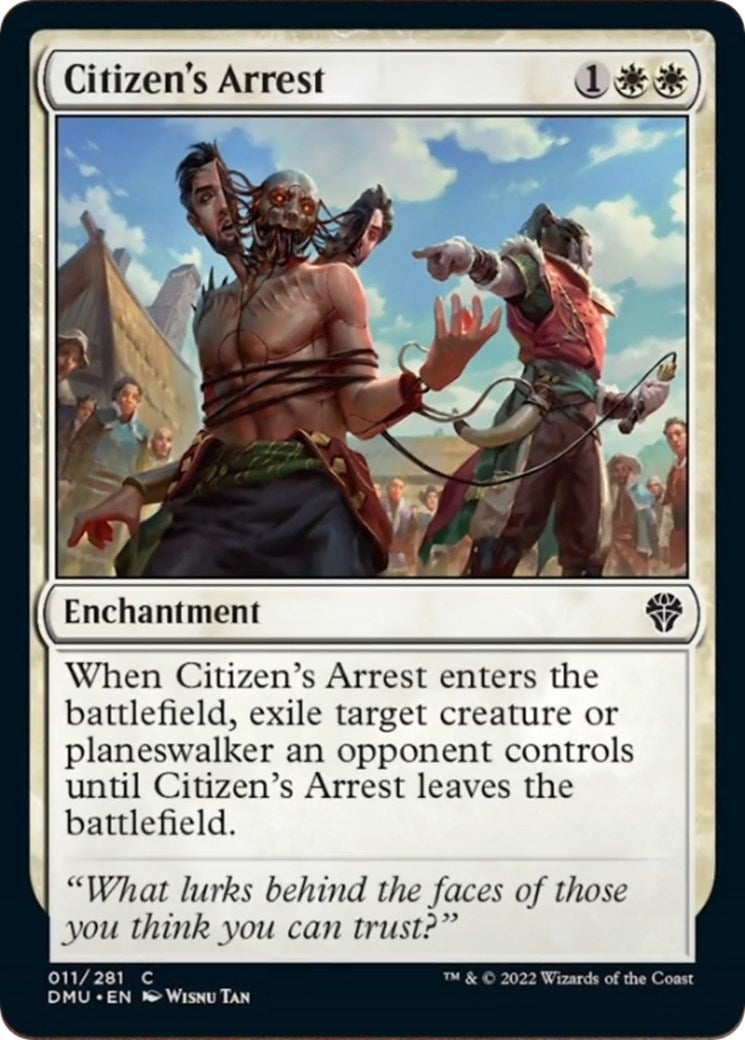 Image for Citizen's Arrest (11) - Magic: The Gathering