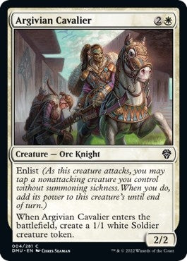 Image for Argivian Cavalier (4) - Magic: The Gathering