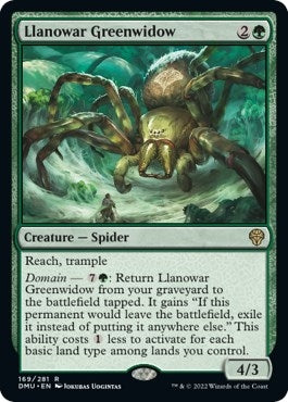 Image for Llanowar Greenwidow (169) - Magic: The Gathering