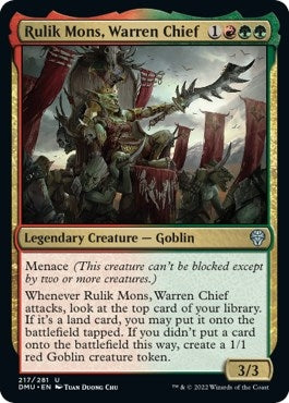 Image for Rulik Mons, Warren Chief (217) - Magic: The Gathering