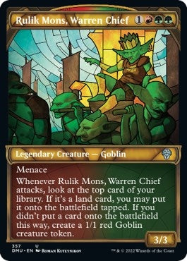 Image for Rulik Mons, Warren Chief (Textured Foil) (357) - Magic: The Gathering