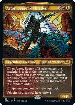Image for Astor, Bearer of Blades (Textured Foil) (334) - Magic: The Gathering