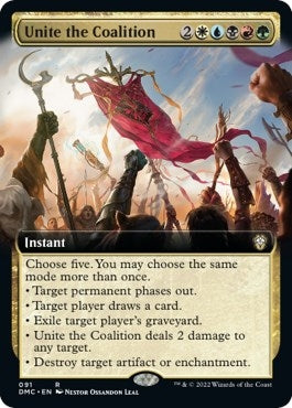 Image for Unite the Coalition (Extended Art) (91) - Magic: The Gathering