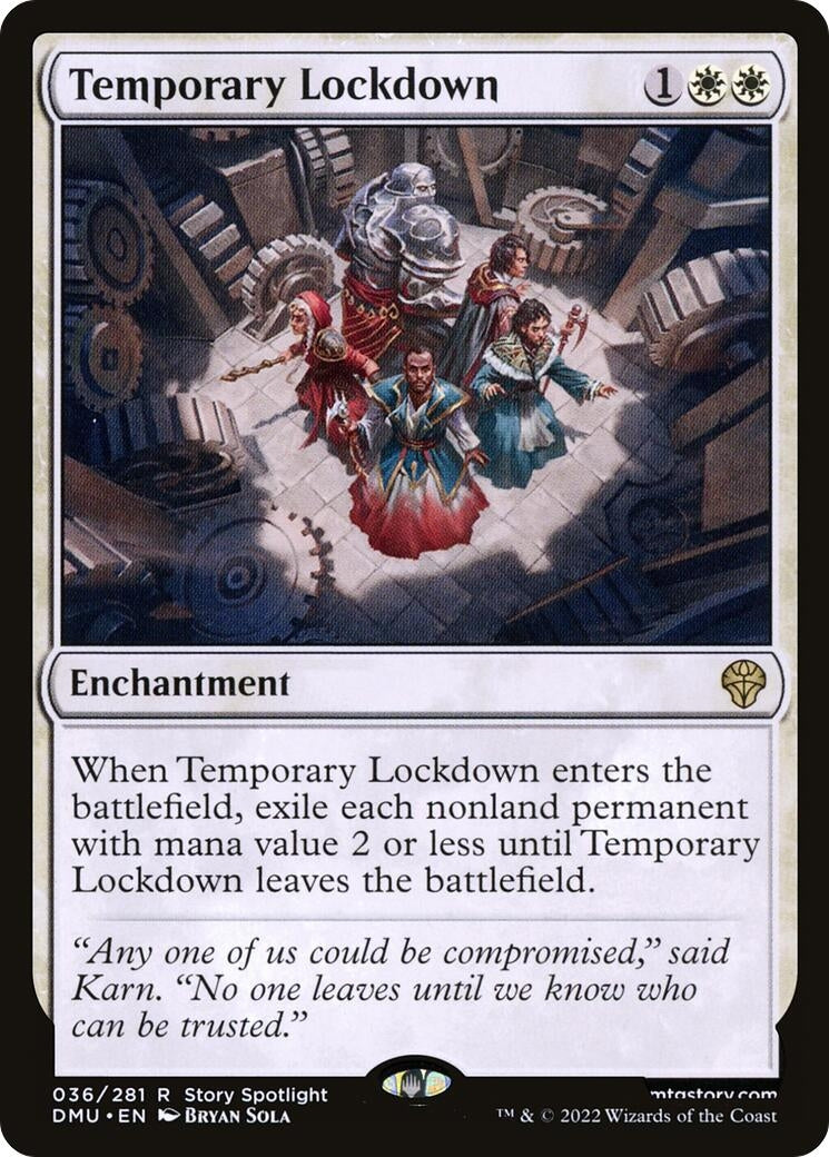 Image for Temporary Lockdown (36) - Magic: The Gathering