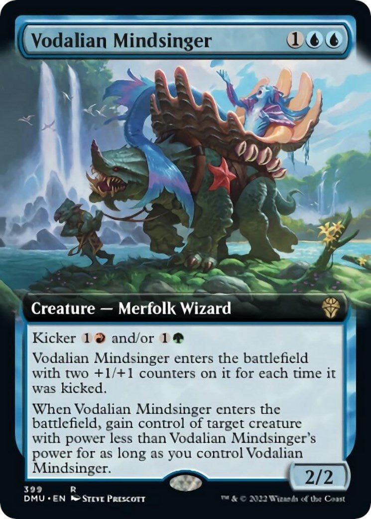Image for Vodalian Mindsinger (Extended Art) (399) - Magic: The Gathering